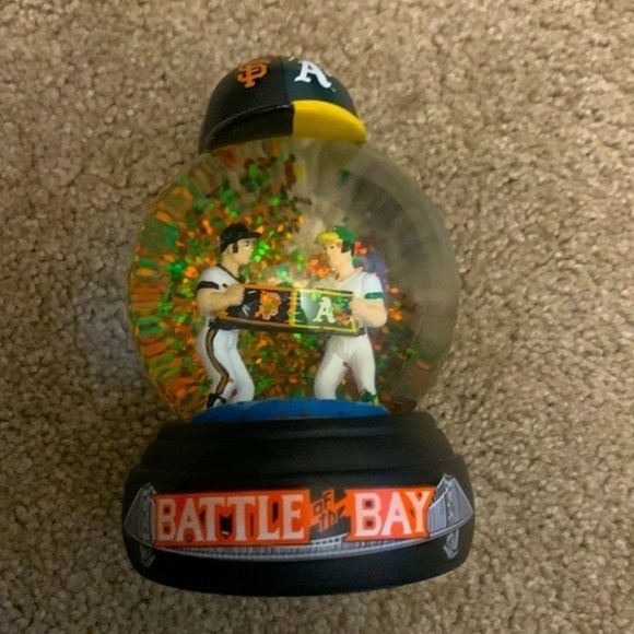 Other - Battle of the Bat Baseball Snowglobe Giants A’s